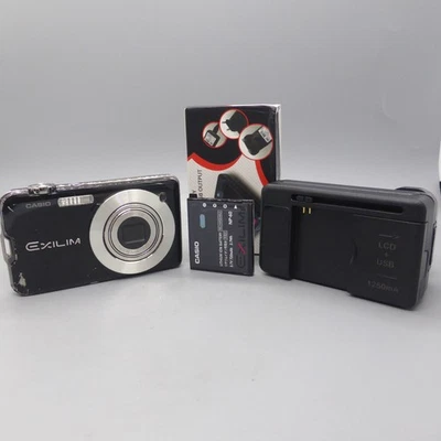 Casio Digital Camera Exilim EX-S12 12.1MP Black Tested *Read* - Image 1 of 4