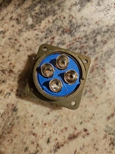 Conector circular Amphenol 36-5SR 36-5S 4 pines Mil-Spec 4-682 - Imagen 1 de 8