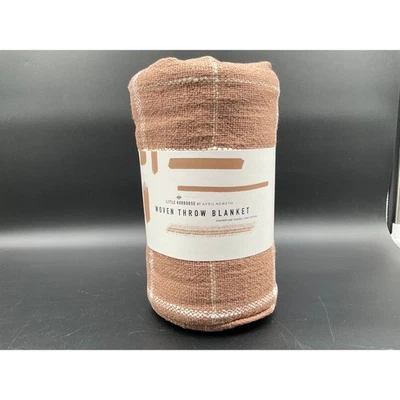 Manta de algodón tejida Little Korboose a cuadros oxidados de April Nemeth 50x60 Foto 1 de 4