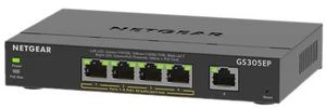 NETGEAR - Suis Peralihan Gigabit Terurus 5 Port PoE+, 63W Belanjawan PoE - Picture 1 of 5