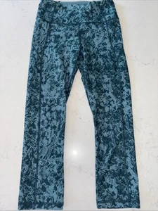 Leggings Under Armour Verde Teal Donna Piccolo Splatter Capri Compressione Fit - Foto 1 di 5