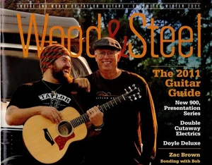 Taylor Wood & Steel 2011 Guitar Guide Magazine Featuring Zac Brown, beautiful! - Imagen 1 de 5