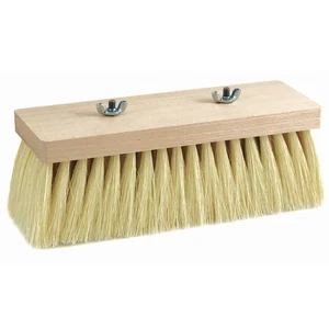 Sorex Teerschrubber Flachholz mit Flügelschrauben Naturfibre 8x18 - Bild 1 von 1