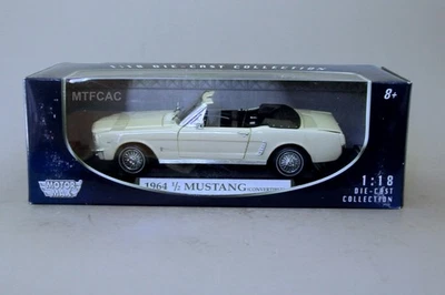 1:18 Motor Max 1964 1/2 Mustang Convertible - Yellow - Image 1 of 3