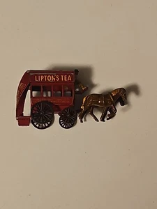 Matchbox Lesney Models of Yesteryear No. 12 Horse Bus Lipton's Tea No Box - Picture 1 of 5