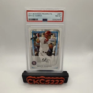 2011 Bowman Prospects Bryce Harper PSA 8 - Picture 1 of 2