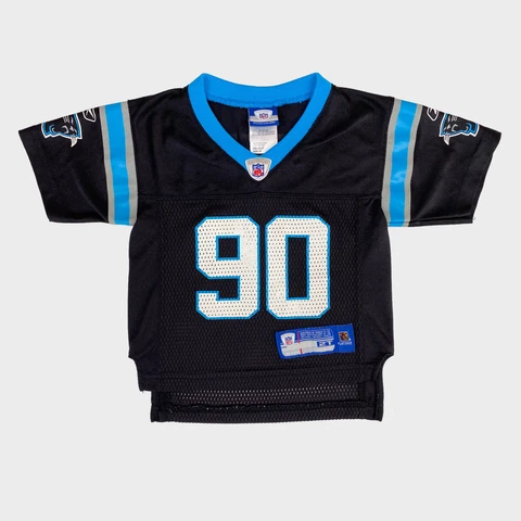 Julius Peppers #90 Carolina Panthers Black Reebok Toddler NFL Jersey Size 2T Cover