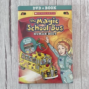 The Magic School Bus DVD & Scholastic Book: HUMAN BODY / Search for Missing Bone - Picture 1 of 6