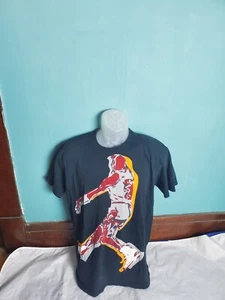 Air Jordan Black Multi-Color Graphic Tee Shirt Tshirt Men's Size Large L  - Picture 1 of 6