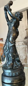 Tom Knapp Escultura de Bronce Dama Mujer Diosa con Niño Bebé Firmado - Imagen 1 de 18
