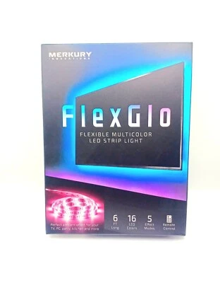 Tiras de luz LED RGBW LED Merkury Innovations FlexGlo flexibles multicolores Foto 1 de 4