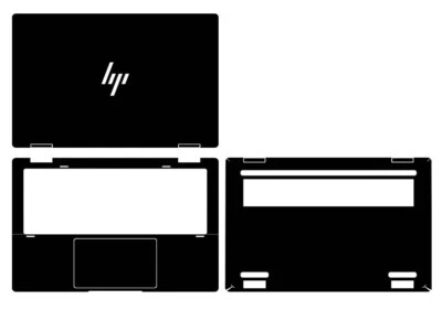 Sticker Skin Cover for HP Envy X360 2-in-1 Laptop 14-fa0111AU 14" Carbon Vinyl - Image 1 of 4