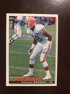 1995 Collector's Choice #253 - Antonio Langham - Cleveland Browns - Image 1 of 2
