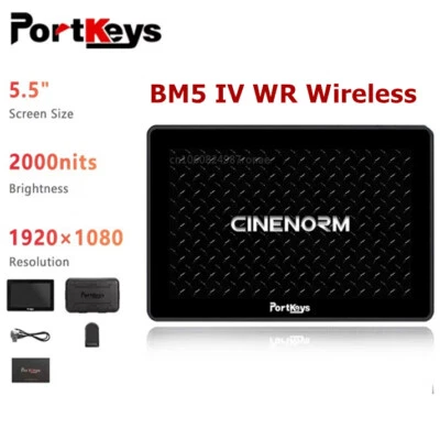 PortKeys BM5IV IV WR 5.5" 4K Touch-Screen Wireless Control Camera Video Monitor - Image 1 of 4