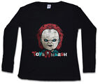 TOYS R HARSH WOMEN LONG SLEEVE T-SHIRT Bride Seed of Story Chucky Child's Play &