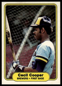 1982 Fleer #138 Cecil Cooper - Picture 1 of 2