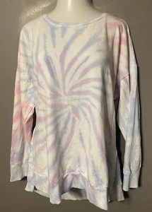 FELPA BLUSA PULLOVER 90 GRADI SUPER CARINA - TAGLIA 2X - TIE DYE - Foto 1 di 2