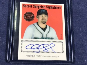 G3-1 BASEBALL KARTE - AUBREY HUFF 2004 CRACKER JACK SECRET SURPRISE SIGNATUREN - Bild 1 von 2
