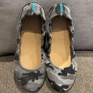 Tieks Limited Edition Incognito Camo Canvas Ballet Flats Size 9 Excellent - Picture 1 of 14