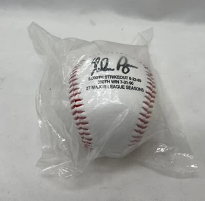 Nolan Ryan 5000th Strikeout Facsimile Autographed Ball - Picture 1 of 2