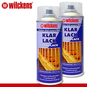 Wilckens 2 x 400 ml Klarlack Spraylack hochglänzend innen & außen - Bild 1 von 1