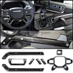 For LAND ROVER DEFENDER L663 90 110 2020+ CARBON FIBER INTERIOR TRIM KIT COVER - Picture 1 of 6