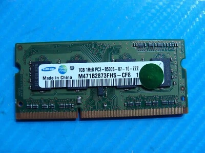 Toshiba L655D-S5050 So-Dimm Samsung 1Gb Memory Ram PC3-8500S M471B2873FHS-CF8 - Image 1 of 2