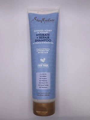 Champú hidratante y reparador de miel y yogur de manuka hidratante de karité aceite de baobab hidratante Foto 1 de 4