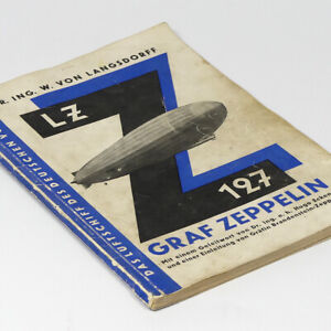 German Technical Blimp Photo Book 1928 LZ127 w/66 pictures Graf Zeppelin Airship