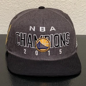 Adidas Golden State Warriors Druckknopflasche Mütze 2015 NBA Champions Kappe grau - Bild 1 von 15