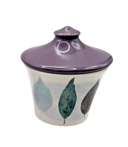 Portmeirion Dusk by Jo Gorman Sugar Bowl with Lid - Picture 1 of 5