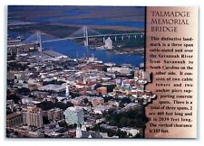 Postcard Talmadge Memorial Bridge, Savannah GA K21