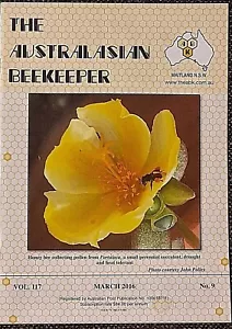 The Australasian Beekeeper Magazine Vol 117 March 2016 No.9 - Picture 1 of 1