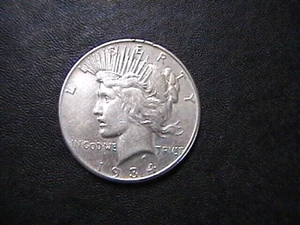 Dólar de plata 1934 S Paz grado alto fecha clave moneda rara de Estados Unidos envío gratuito RAW - Imagen 1 de 9