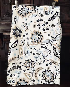 Ann Taylor NWT NEW Floral Lined Pencil Skirt Size 2 MSRP$119! Cotton Spandex - Picture 1 of 9