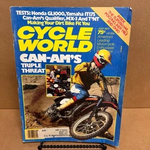 CYCLE WORLD MOTORCYCLE MAGAZINE / JULY 1977 / YAMAHA IT175 / HONDA GL1000 - Picture 1 of 3