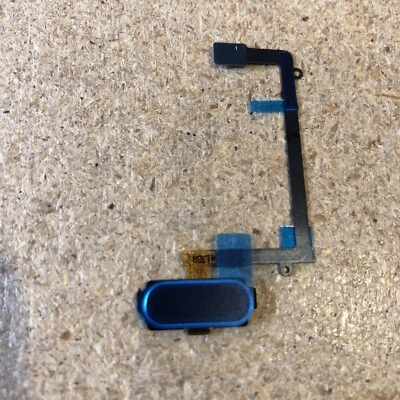 Samsung Galaxy S6 Edge SM-G925 Home Button w Flex Cable GH96-08253 Black Genuine - Изображение 1 из 2