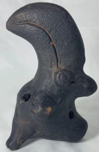 Multi-Faced 5-Hole Potter Ocarina Whistle Flute Pre-Columbian Style - LISTEN! - Picture 1 of 8