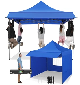 COBIZI Pavillon 3x3 Wasserdicht Stabil Winterfest mit Markisen und Seitenwänden - Bild 1 von 4