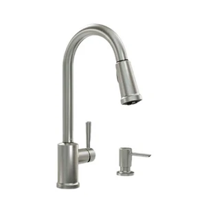 Moen 87090MSRS Kit estraibile ad arco alto in acciaio inox con una maniglia indi antispot resist - Foto 1 di 9