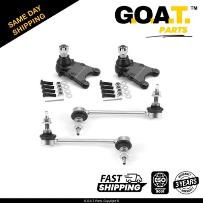 Barra estabilizadora delantera y kit de rótula inferior para Isuzu i-370 Chevy Colorado GMC Canyon Foto 1 de 4