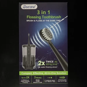 Ducard - 3-in-1 Electric Flossing Toothbrush - NEW - Picture 1 of 4