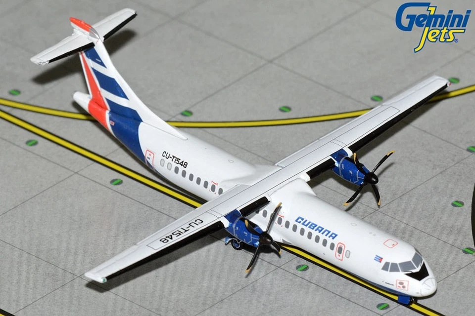 Cubana ATR-72-200 CU-T1548 colores actuales escala 1:400 diecast GeminiJets Foto 1 de 1