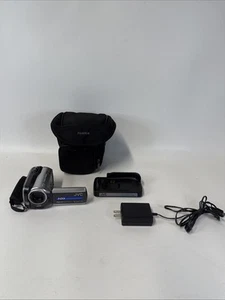 JVC HDD Hybrid Everio GZ-MG155U Hard Disk Camcorder Camera 30GB Dock Bag Tested - Picture 1 of 9