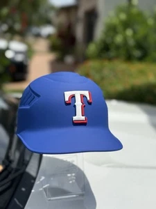 TEXAS RANGERS CUSTOM RAWLINGS COOLFLO BASE COACH BATTING HELMET - Picture 1 of 18