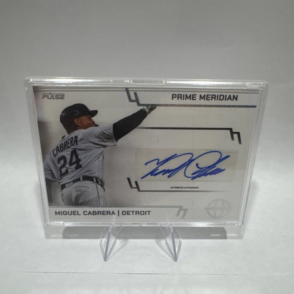 2025 Pulse Meridian Baseball Miguel Cabrera Auto /5 - Image 1 of 1