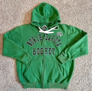 UND Hockey Hoodie North Dakota Fighting Sioux grün Full Zip Gr. L GIII Banks - Bild 1 von 7