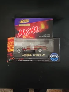 The Munsters Drag-U-La Die Cast RED Hearse Car 1996 Johnny Lighting Magmas #2476 - Picture 1 of 2