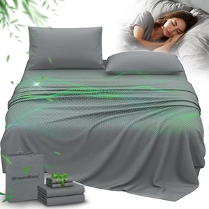 Silver Infused Bed Sheets, Cooling Fabric with Self-Cleaning Technology for R... - Bild 1 von 4