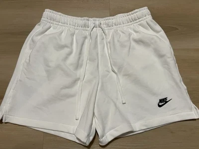 Nuevo Pantalones Cortos para Hombre Nike Club French Terry Flow Blanco Talla Grande DX0731-100 Foto 1 de 4
